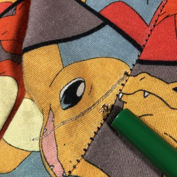 Pokemon Charmander Charmeleon Charizard Evolution PJ Lounge Pants Mens Sz XS - Picture 8 of 8